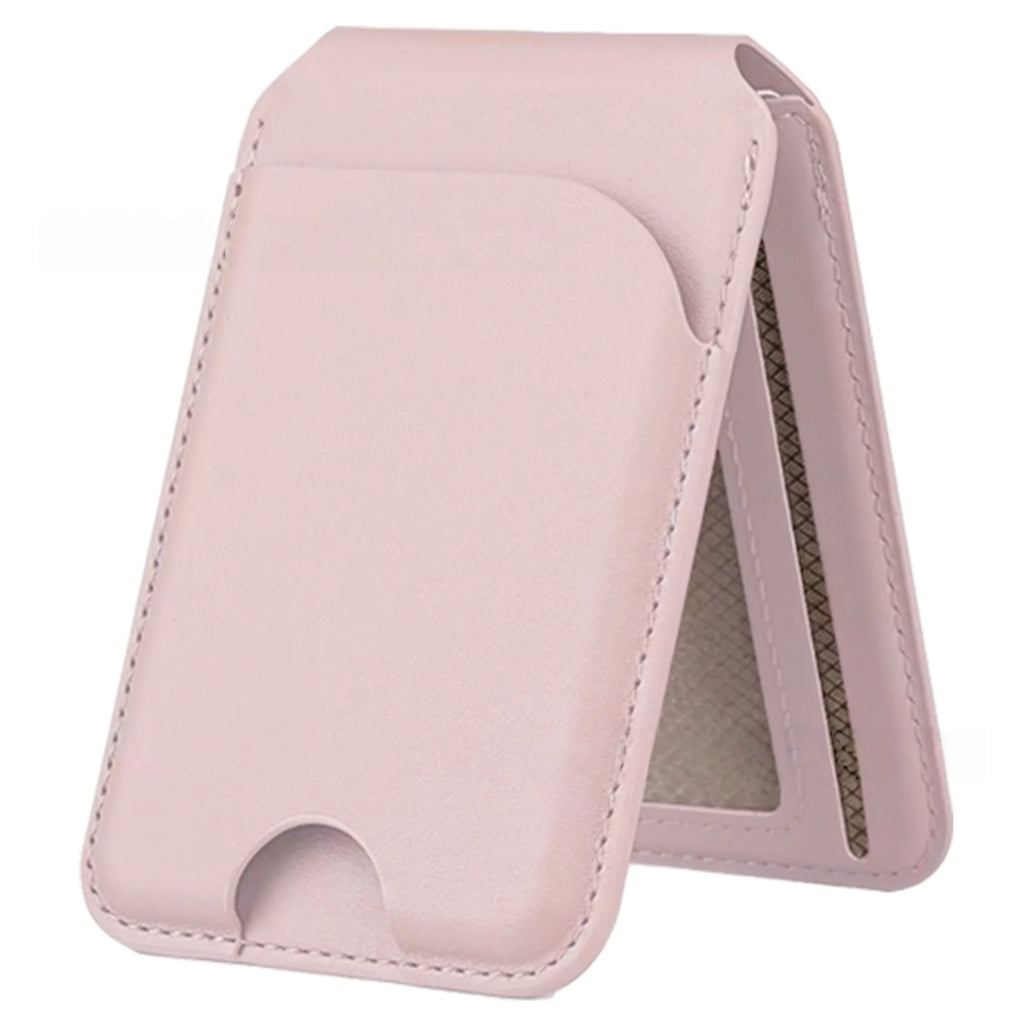 GripSway™ Leather Wallet Stand — MagSafe