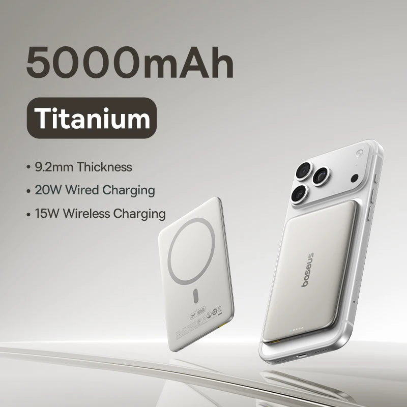 GripSway™ Card-Sized Power Bank — PD 20W