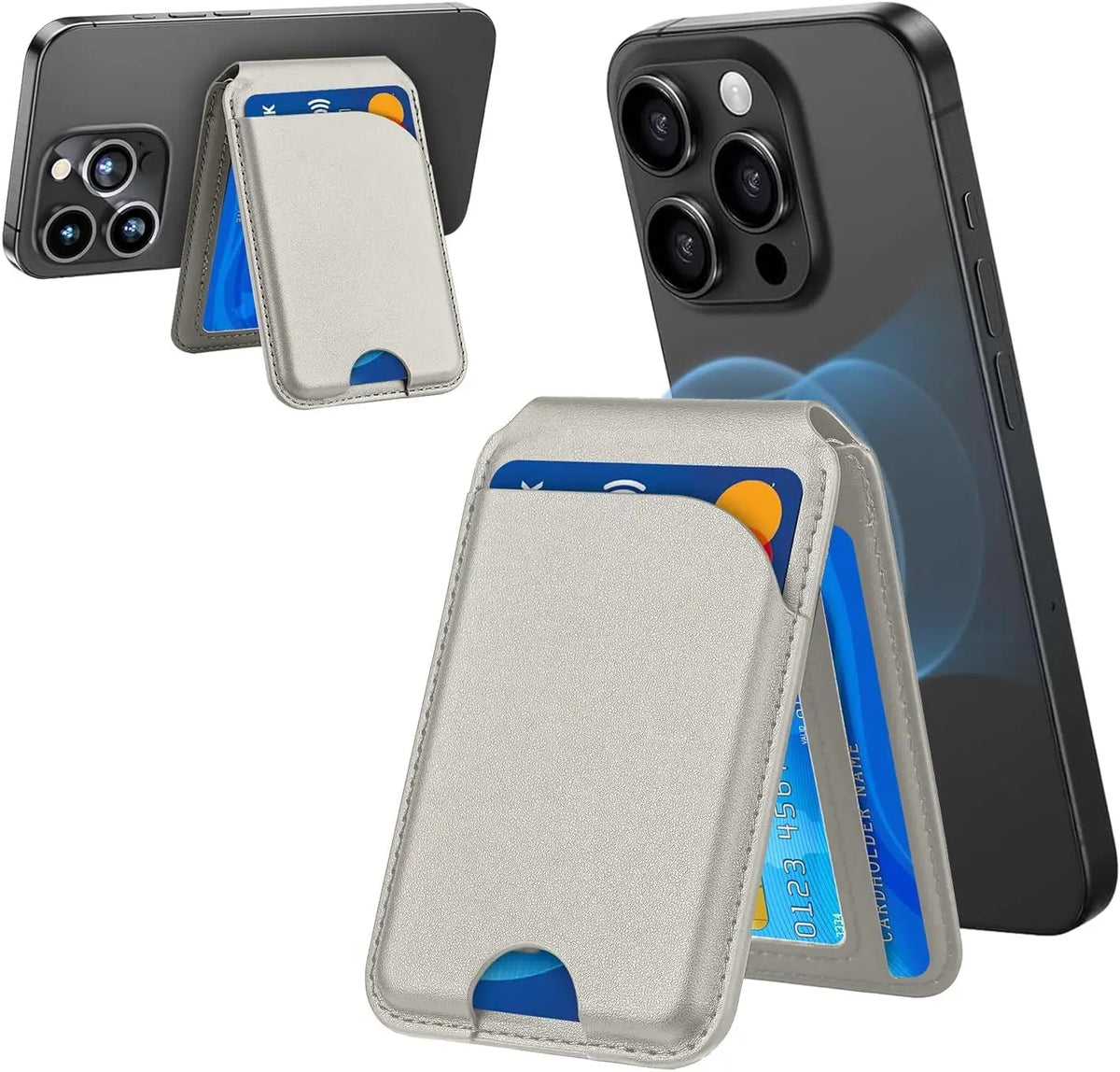 GripSway™ 2-in-1 Card Holder & Stand