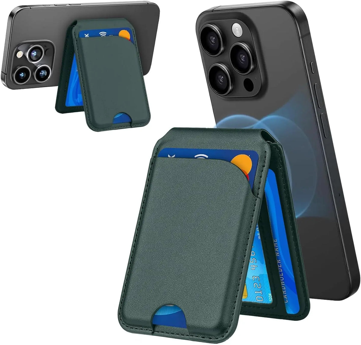 GripSway™ 2-in-1 Card Holder & Stand