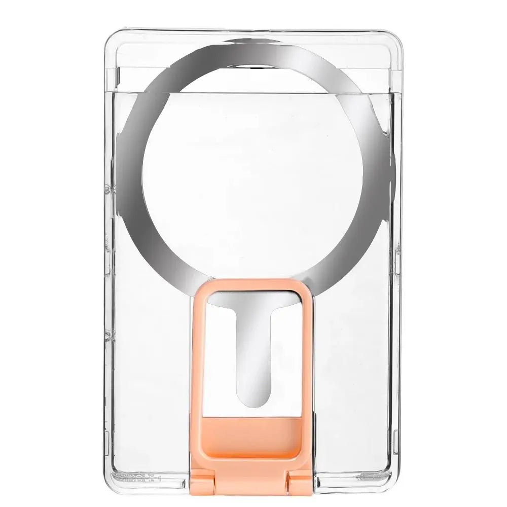GripSway™ Clear Card Holder with Ring Stand