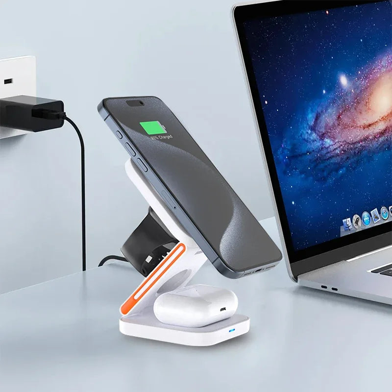 GripSway™ Foldable 3-in-1 Charging Station