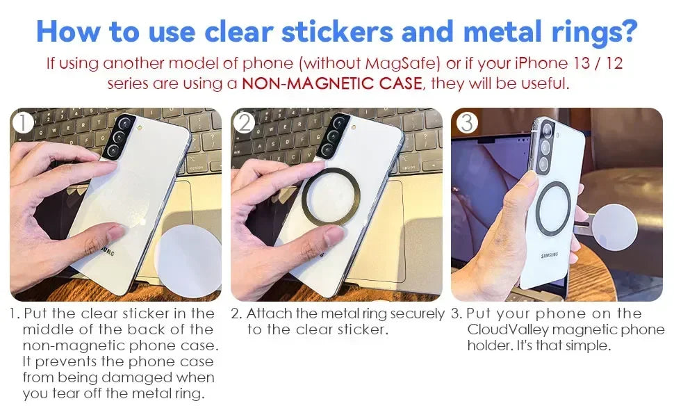 GripSway™ Magnetic Monitor Phone Holder