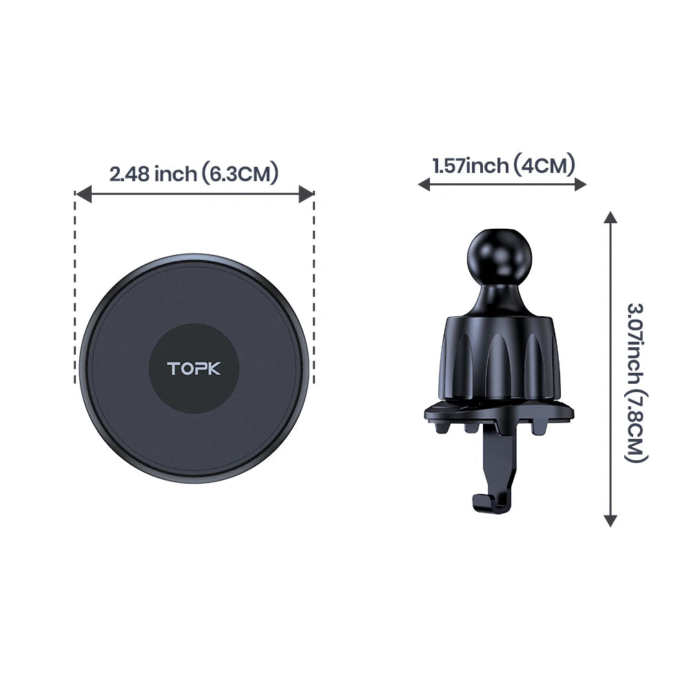 GripSway™ Magnetic Car Phone Holder