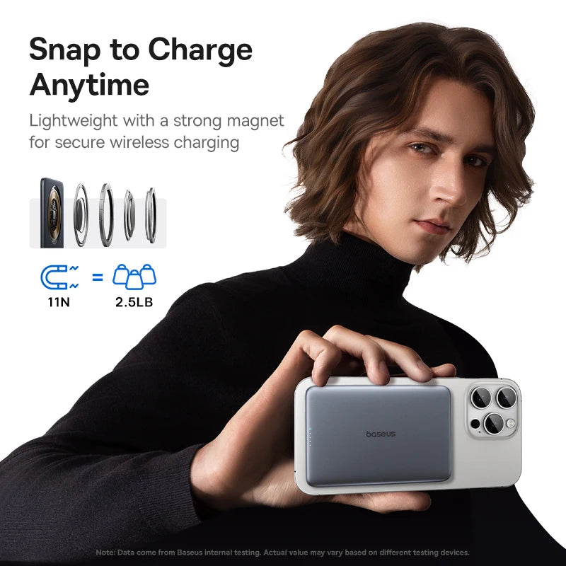 GripSway™ Card-Sized Power Bank — PD 20W